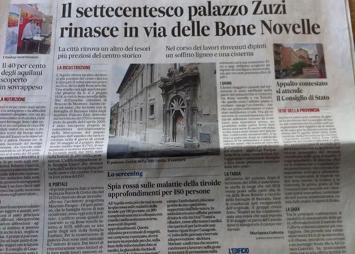 Palazzo Zuzi Nel Cuore Della Citta * LʼAquila